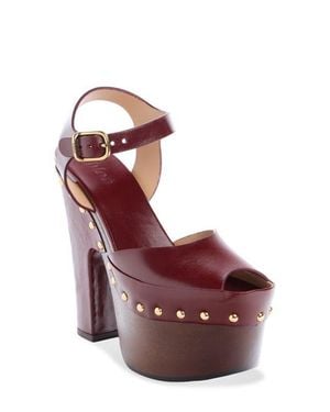 Chloé Meret Platform Sandal - Red