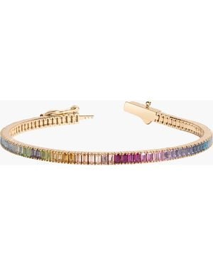 AUrate New York Baguette Tennis Bracelet - Metallic