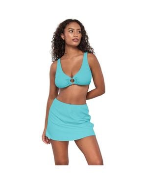 Pacifica by Sunsets Cove Cover-Up Mini Skirt - Blue