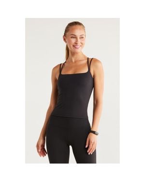 Zella So Soft Strappy Camisole - Black