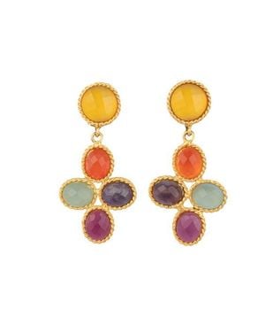 Sylvia Toledano Bloom Earrings - White