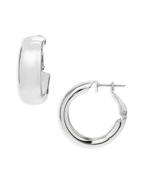 BP. Chunky Hoop Earrings - Metallic