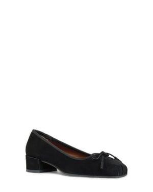 Aquatalia Camalfi Water Resistant Suede Pump - Black