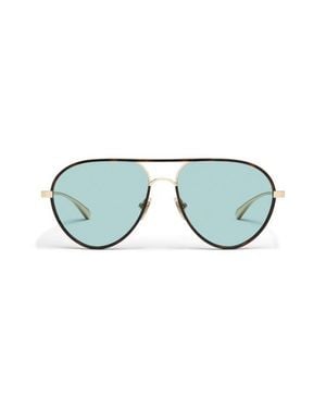 Quay Say Less 59Mm Aviator Sunglasses - Blue