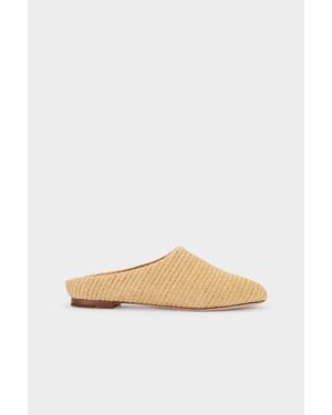 Simon Miller Raffia Riad Slipper - White