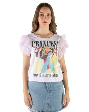Disney Princess Short Sleeve T-Shirt - White