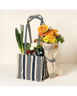 Uncommon Goods Farmers Market & Grocery Tote By Now Designs - Metallic