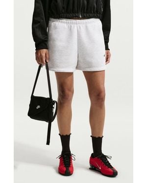 Nike Sportswear Mid Rise Fleece Shorts - Black