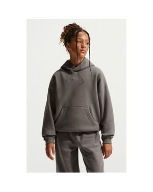 Nike Kids' Sportswear Club Oversize Hoodie - Gray