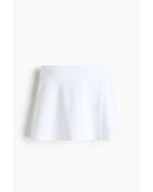 H&M Tennis Skirt With Softmove - White