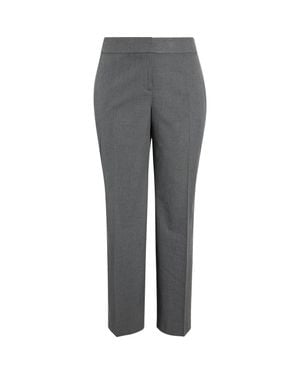 Kasper Flat Front Pants - Gray