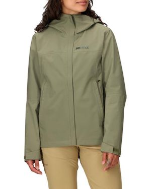 Marmot Precip Eco Pro Waterproof Hooded Jacket - Green