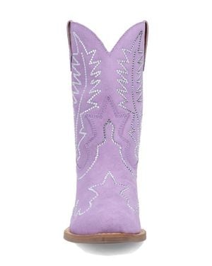 Dingo Tiny Pony Rhinestone Western Boot - Purple