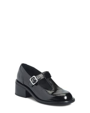 Kork-Ease Jesse Leather T-Strap Pump - Black