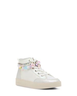 Steve Madden Kids' Jbelleza High Top Sneaker - White