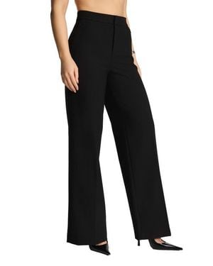 Spanx Spanxsupersmooth Wellsuited 360 High Waist Wide Leg Pants - Black