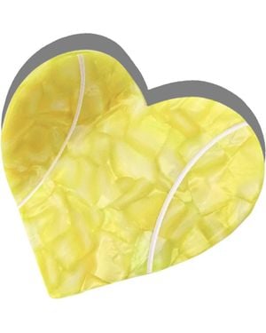 Solar Eclipse Tennis Lover Hair Claw Clip - Yellow