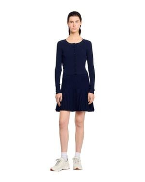 Sandro Wool And Cashmere Sweater - Blue