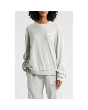 Boys Lie Charmer Kara Crewneck Sweatshirt - Gray
