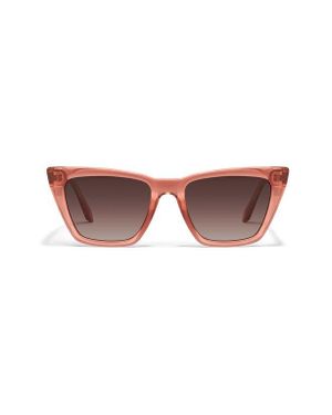 Quay Call The Shots 54Mm Gradient Cat Eye Sunglasses - Pink