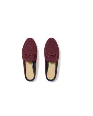 Rothy's The Revelvet Double Bit Loafer Mule - Purple