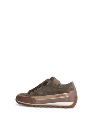 Candice Cooper Janis Strip Sneaker - Brown
