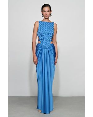 Et Ochs Magdalen Gown - Blue