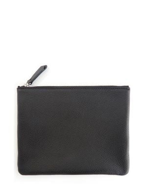 ROYCE New York Leather Travel Pouch - Black