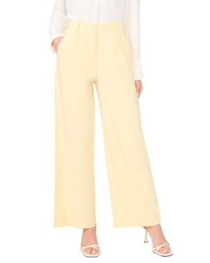 Halogen® Pleated High Waist Linen Blend Dress Pants - White