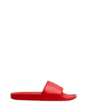 BOSS Aryeh Slide Sandal - Red