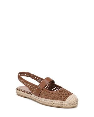 Naturalizer Jolie Slingback Espadrille Flat - Brown
