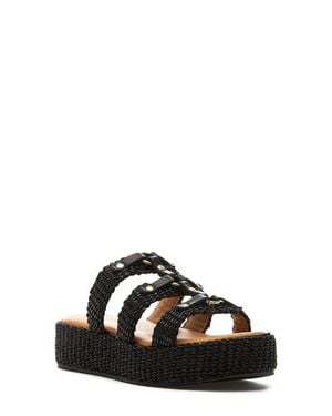 275 Central Sophia Platform Sandal - Black