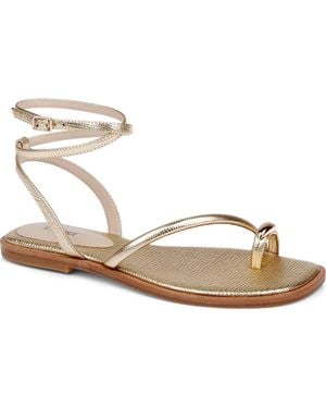 L'Agence Mariana Ankle Strap Sandal - Metallic