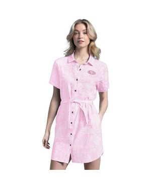 Margaritaville San Francisco 49Ers Palm Linen Dress - Pink