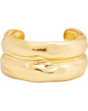 Karine Sultan Bubble Textured Cuff Bracelet - Metallic