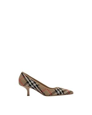 Burberry Check Dame Pumps - Multicolor