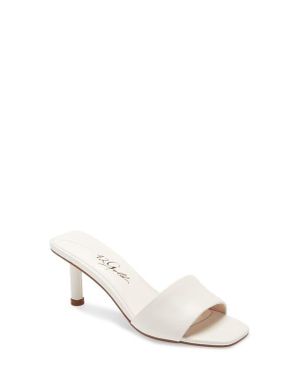 42 GOLD Lilith Slide Sandal - White