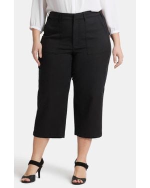 NYDJ Crop Utility Pants - Black