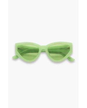 INDY Nolita Cateye Polarized Sunglasses - Green