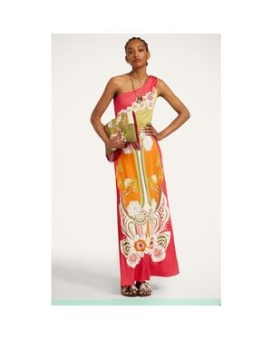 La DoubleJ Clingy Roy Dress - Orange