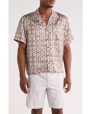 RIZORT Fiz Camp Shirt - Blue