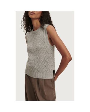 Varley Hazen Knit Tank - Gray