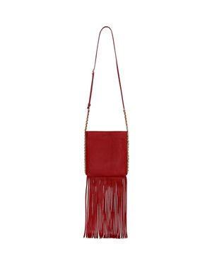 Rebecca Minkoff Carly Fringe Crossbody Bag - Red