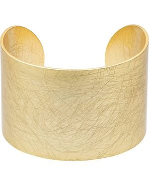 Youzey Hammered Cuff - Yellow