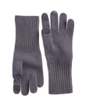 Nordstrom Cashmere Tech Gloves - Gray
