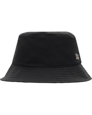 Burberry Nylon Bucket Hat - Black