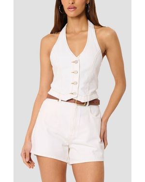 A.Brand C'Est La Vie Halter Vest - White