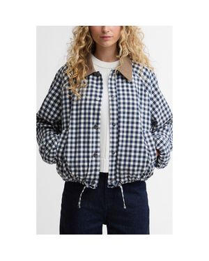 Barbour Ovingham Check Print Jacket - Blue