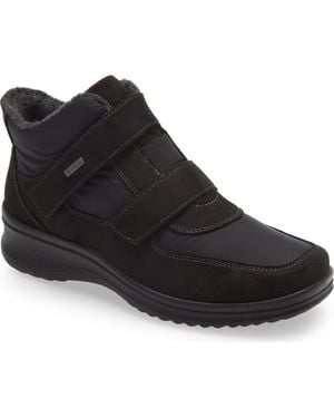 Ara Marion Faux Fur Waterproof Gore-Tex Sneaker - Black