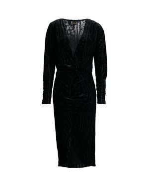 BOSS Efilo Long Sleeve Burnout Dress - Black